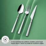 Emsan Penta 18 Parça 6 Kişilik Çatal Kaşık Bıçak Takımı - Görsel 2