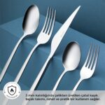 Emsan Evelyn 72 Parça Lüks Kutulu Çatal Kaşık Bıçak Takımı - Görsel 2