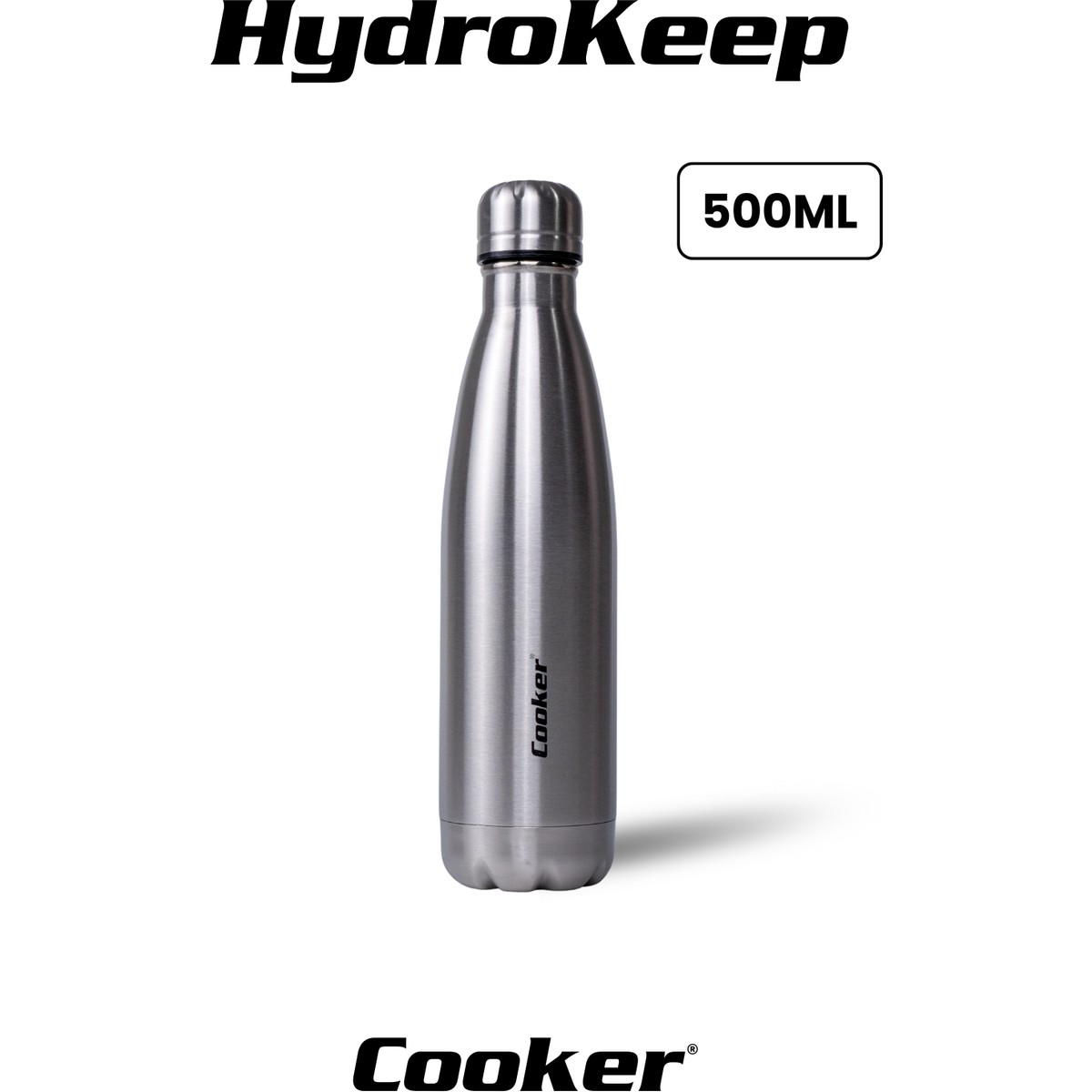 110001211161133.jpg Cooker 500 ml Paslanmaz Çelik Termos – Çift Kat Yalıtım, 6 Saat Sıcak & 12 Saat Soğuk Tutma - Görsel 1