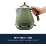 DeLonghi Su Isıtıcısı 1,7 Lt Paslanmaz Çelik Gövde Gizli Rezistans Otomatik Kapanma 360° Döner Taban - Görsel 2