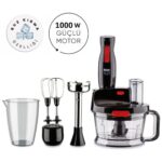Fakir 2 Kademeli Çok Amaçlı Mutfak Robotu 1,5 L Geniş Hazne, Buz Kırma Fonksiyonlu Turbolu 1000W Güç