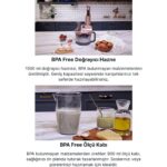 Fakir 2 Kademeli Çok Amaçlı Mutfak Robotu 1,5 L Geniş Hazne, Buz Kırma Fonksiyonlu Turbolu 1000W Güç - Görsel 2