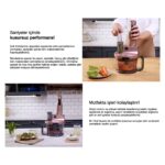 Fakir 2 Kademeli Çok Amaçlı Mutfak Robotu 1,5 L Geniş Hazne, Buz Kırma Fonksiyonlu Turbolu 1000W Güç - Görsel 4