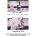 Fakir 2 Kademeli Çok Amaçlı Mutfak Robotu 1,5 L Geniş Hazne, Buz Kırma Fonksiyonlu Turbolu 1000W Güç - Görsel 5