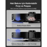 Roborock 10000PA Emiş Gücü Robot Süpürge ve Paspas | Akıllı Kir Algılama | Kendini Temizleme | Ekstra Kenar Temizleme - Görsel 5