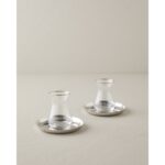 English Home Graceful Çelik 4 Parça 2 Kişilik Çay Seti 140 ml Silver - Görsel 5