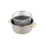 Emsan Retro Emaye Kızartma Tenceresi Bej - Görsel 3