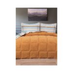 Çeyiz Diyarı Claro Çift Kişilik Battaniyeli Uyku Seti Turuncu