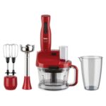 Fakir Mr Chef Quadro Kırmızı 1000 W Blender Seti - Görsel 2
