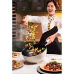 Robo Çift Katlı Dijital Elektrikli Otomatik Yemek Pişirici Tencere 4.5 Litre 32 cm - Görsel 4