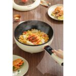 Robo Çift Katlı Dijital Elektrikli Otomatik Yemek Pişirici Tencere 4.5 Litre 32 cm - Görsel 5