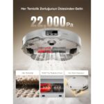 Roborock Qrevo Curvx Akılı Robot Süpürge Beyaz - Görsel 2