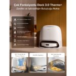 Roborock Qrevo Curvx Akılı Robot Süpürge Beyaz - Görsel 5