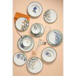 Porland Flower Garden Karma Yemek ve Kahvaltı Takımı 29 Parça