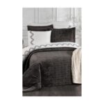 Çeyiz Diyarı Opal 10 Parça Battaniyeli Çeyiz Seti Antrasit