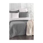 Çeyiz Diyarı Karmen 10 Parça Battaniyeli Çeyiz Seti Gri