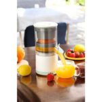 Katı Meyve Sıkacağı Taşınabilir USB Şarjlı Pratik Paslanmaz Çelik Bıçaklı - Görsel 3