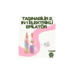8000 Rpm Taşınabilir Epilatör – Kaş Düzeltici ve Dudak Epilatörlü Pille Çalışan