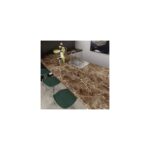 Mermer Desenli Masa Tezgah Mutfak Su Geçirmez Yapışkanlı Folyo Sticker Kahverengi 5x0,6m - Görsel 2