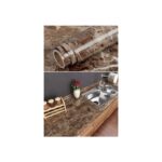 Mermer Desenli Masa Tezgah Mutfak Su Geçirmez Yapışkanlı Folyo Sticker Kahverengi 5x0,6m - Görsel 5