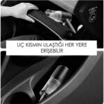 Mini Vakumlu Type C Şarjlı Araç Süpürgesi El Süpürgesi Şarjlı Çok Fonksiyonlu 5500 Pa - Görsel 5