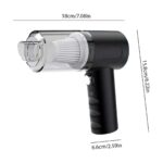 3 In 1 Şarjlı Kablosuz Vakumlu El Araba Süpürgesi Araç Ev Ofis Süpürgesi - Görsel 4