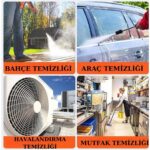 Şarjlı ve Yüksek Basınçlı Oto Yıkama Makinesi ve Sulama Tabancası Bahçe Yıkama Makinesi - Görsel 2