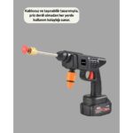 Çok Fonksiyonlu Şarjlı Basınçlı Yıkama Tabancası Ev Araç Bahçe - Görsel 3
