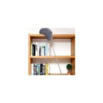 140 cm Teleskopik Uzatılabilir Mikrofiber Yumuşak Başlıklı Gri Toz Alma Fırçası Toz Püskülü - Görsel 3