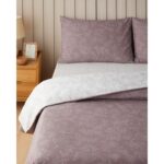 English Home Lilitha Kolay Ütülenir Tek Kişilik Nevresim Takımı 160X220 cm Açık Mürdüm - Görsel 2