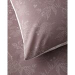 English Home Lilitha Kolay Ütülenir Tek Kişilik Nevresim Takımı 160X220 cm Açık Mürdüm - Görsel 4