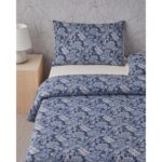 English Home Boho Bloom Pamuk Tek Kişilik Nevresim Takımı 160X220 cm Lacivert - Görsel 2