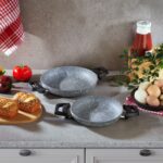 Schafer Eternal Sahan 18cm+22cm-2 Li Set-Gri