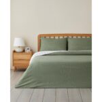 English Home Checkmate Kolay Ütülenir Çift Kişilik Nevresim Seti 200X220 cm Yeşil