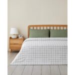 English Home Checkmate Kolay Ütülenir Çift Kişilik Nevresim Seti 200X220 cm Yeşil - Görsel 2