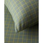 English Home Checkmate Kolay Ütülenir Çift Kişilik Nevresim Seti 200X220 cm Yeşil - Görsel 4