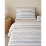 English Home Pure Line Kolay Ütülenir Tek Kişilik Nevresim Takımı 160X220 cm Bej - Görsel 2