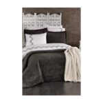 Çeyiz Diyarı Efsun 10 Parça Battaniyeli Çeyiz Seti Antrasit