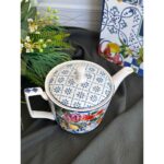 Rossev Italy Garden Porselen Demlik - Görsel 3