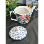 Rossev Italy Garden Porselen Demlik - Görsel 5