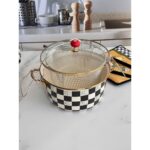 Rossev Dama Emaye Kızartma Tenceresi 22 cm - Görsel 3