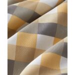 English Home Cuby Kolay Ütülenir Tek Kişilik Nevresim Seti 160X220 cm Gri-Hardal - Görsel 4