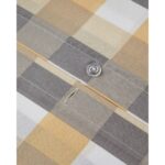 English Home Cuby Kolay Ütülenir Tek Kişilik Nevresim Seti 160X220 cm Gri-Hardal - Görsel 5