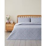 English Home Bloss Mist Kolay Ütülenir Tek Kişilik Nevresim Seti 160X220 cm Lila