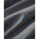 English Home Checkmate Kolay Ütülenir Tek Kişilik Nevresim Seti 160X220 cm Lacivert- Terracotta - Görsel 5