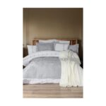 Çeyiz Diyarı Mercan 10 Parça Battaniyeli Çeyiz Seti Gri