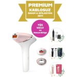 Philips Ödüllü Kablosuz Yüz, Vücüt ve Hassas Bölge Bakım & Akıllı Lazer Premium Epilasyon Seti
