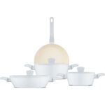 Jumbo Swiss Crystal Light Grey 7 Parça Tencere Seti