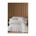 Çeyiz Diyarı Freya 10 Parça Battaniyeli Çeyiz Seti Krem