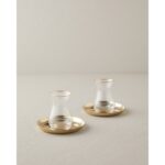 English Home Graceful Çelik 4 Parça 2 Kişilik Çay Seti 140 ml Gold - Görsel 5